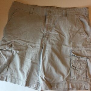 Men's Merona Casual Tan Cargo 7 Pocket Shorts Size 44